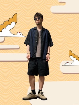モミヒゲさん(メンズ・175cm)の夏コーディネート