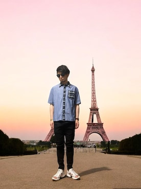 モミヒゲさん（メンズ・175cm）の夏コーディネート