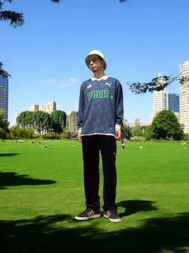 「アイテム（その他）」を使った、モミヒゲさん（メンズ・175cm）の秋コーディネート