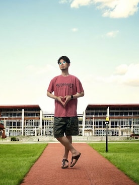 モミヒゲさん(メンズ・175cm)の夏コーディネート