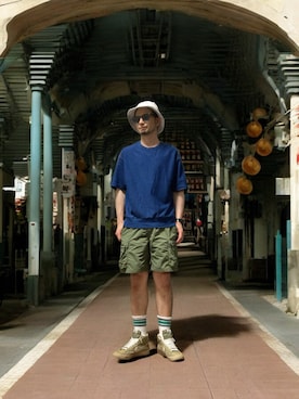 「アイテム（その他）」を使った、モミヒゲさん（メンズ・175cm）の夏コーディネート