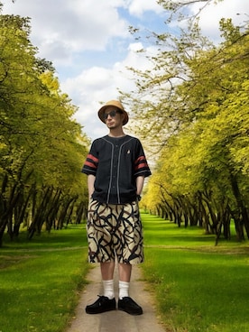 「アイテム（その他）」を使った、モミヒゲさん（メンズ・175cm）の夏コーディネート