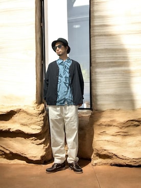 「アイテム（その他）」を使った、モミヒゲさん（メンズ・175cm）の秋コーディネート