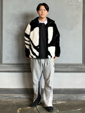 「adidas（アディダス）のアイテム（ポロシャツ）」を使った、igさん（メンズ・170cm）の秋コーディネート