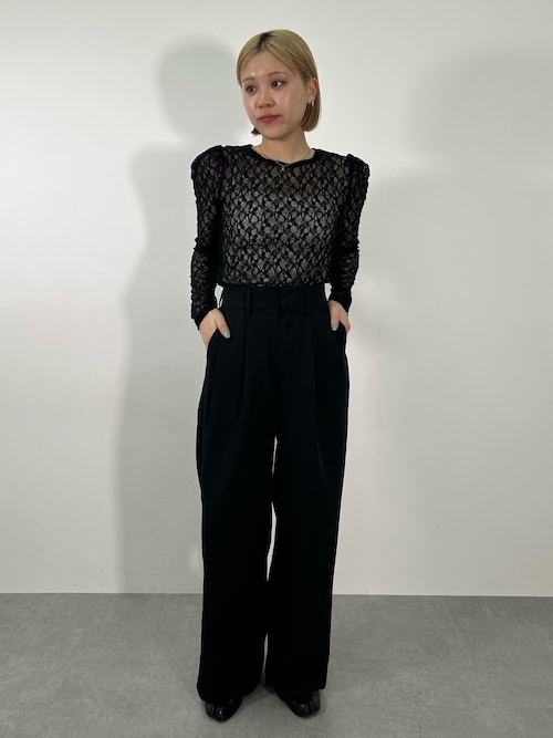 フロントタック入ワイドパンツ【コーディネートID：25132744】 通販