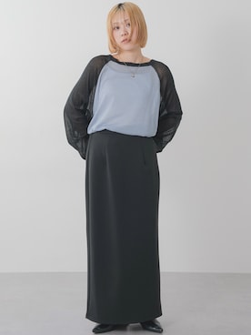 「レディースファッション」｜KAYAさん（レディース・153cm）の春コーディネート