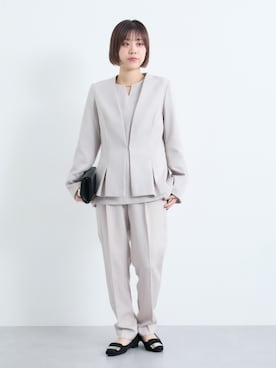 「アイテム（フォーマルスーツ/小物）」を使った、KAYAさん（レディース・153cm）の冬コーディネート