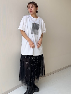 「TTOL（トール）のアイテム」を使った、KAYAさん（レディース・153cm）の冬コーディネート