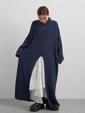 「Soiunique（スワユニーク）のアイテム」を使った、KAYAさん（骨格ウェーブ・レディース・153cm）の冬コーディネート