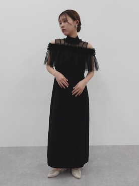 「アイテム（ドレス）」を使った、KAYAさん（レディース・153cm）の秋コーディネート