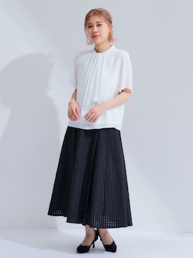 「nissen（ニッセン）のアイテム」を使った、KAYAさん（レディース・153cm）の春コーディネート