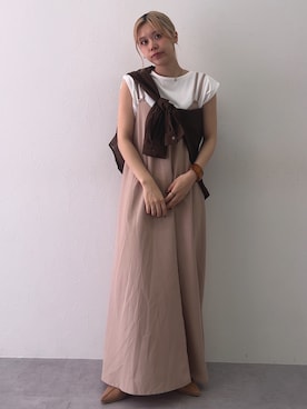 「nissen（ニッセン）のアイテム」を使った、KAYAさん（レディース・153cm）の秋コーディネート