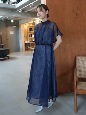 「アイテム（フォーマルスーツ/小物）」を使った、KAYAさん（レディース・153cm）の秋コーディネート