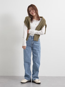 「ピクニックコーデ」｜KAYAさん（レディース・153cm）の冬コーディネート