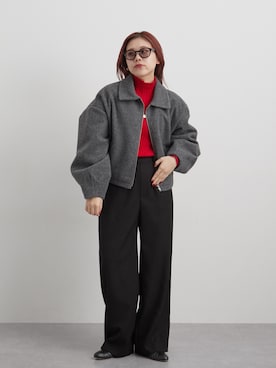 「nissen（ニッセン）のアイテム」を使った、KAYAさん（レディース・153cm）の冬コーディネート