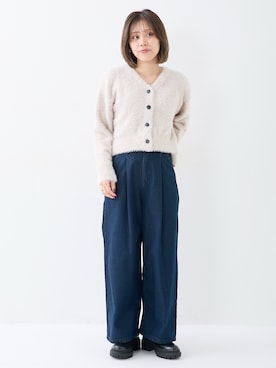 「アイテム（ドレス）」を使った、KAYAさん（レディース・153cm）の秋コーディネート