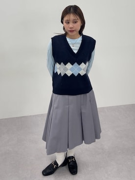 「TTOL（トール）のアイテム」を使った、KAYAさん（レディース・153cm）の春コーディネート