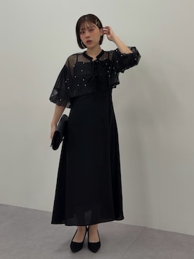 「結婚式コーデ」｜KAYAさん（レディース・153cm）の春コーディネート