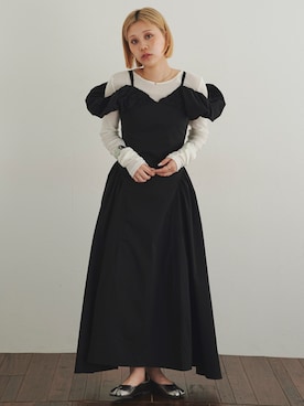 「Soiunique（スワユニーク）のアイテム（トップス）」を使った、KAYAさん（レディース・153cm）の春コーディネート