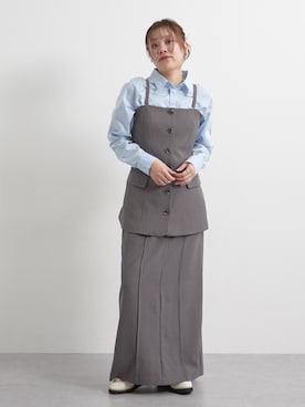 「TTOL（トール）のアイテム」を使った、KAYAさん（レディース・153cm）の冬コーディネート