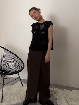 「Callarus（カラルス）のアイテム」を使った、KAYAさん（レディース・153cm）の春コーディネート