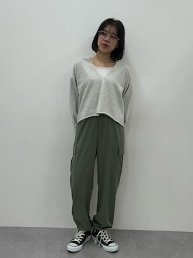 「Petitjo（プッチージョ）のアイテム」を使った、KAYAさん（レディース・153cm）の春コーディネート