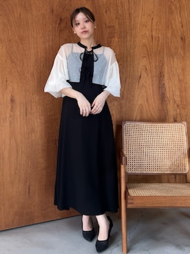 「同窓会」｜KAYAさん（レディース・153cm）の秋コーディネート