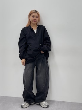 「Soiunique（スワユニーク）のアイテム（ジャケット/アウター）」を使った、KAYAさん（レディース・153cm）の秋コーディネート