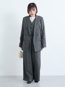 「nissen（ニッセン）のアイテム」を使った、KAYAさん（レディース・153cm）の冬コーディネート