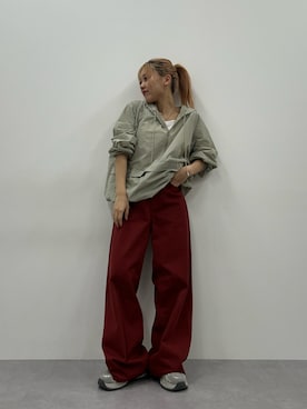 「Soiunique（スワユニーク）のアイテム（ジャケット/アウター）」を使った、KAYAさん（レディース・153cm）の秋コーディネート