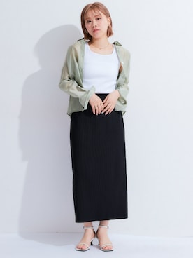 「nissen（ニッセン）のアイテム」を使った、KAYAさん（レディース・153cm）の春コーディネート