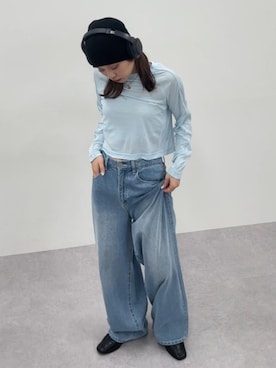 「TTOL（トール）のアイテム」を使った、KAYAさん（レディース・153cm）の春コーディネート