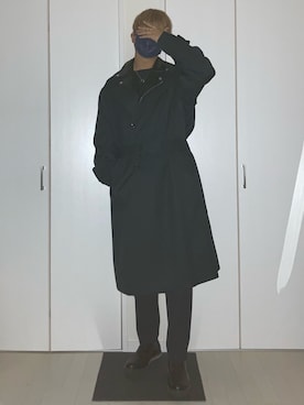 「Avail（アベイル）のアイテム（ライダースジャケット）」を使った、Minami Kakeruさん（メンズ・181cm）の秋コーディネート