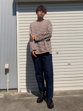 「アイテム（ネックレス）」を使った、Minami Kakeruさん（メンズ・181cm・10代）の秋コーディネート