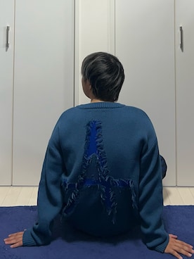 「AIVER（アイバー）のアイテム（トップス）」を使った、Minami Kakeruさん（メンズ・181cm）の秋コーディネート