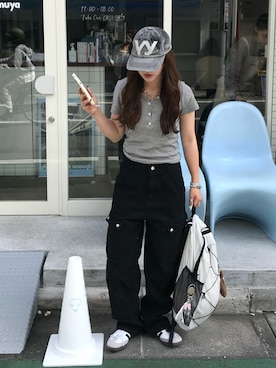 「adidas（アディダス）の【adidas】SAMBA OG / adidas Originals / サンバOG / アディダスオリジナルス / スニーカー（スニーカー、ホワイト系）」を使った、senaさん（レディース・158cm）の春コーディネート