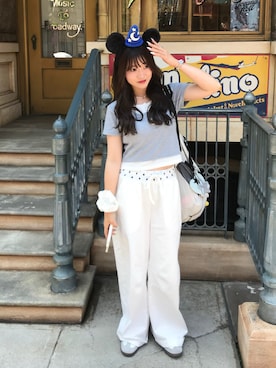 「adidas（アディダス）の【adidas】SAMBA OG / adidas Originals / サンバOG / アディダスオリジナルス / スニーカー（スニーカー、ホワイト系）」を使った、senaさん（レディース・158cm）の春コーディネート