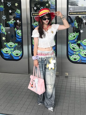 「ACLENT（アクレント）のアイテム」を使った、senaさん（レディース・158cm）の夏コーディネート