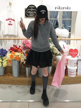 「アイテム（ソックス/靴下）」を使った、senaさん（レディース・158cm）の秋コーディネート