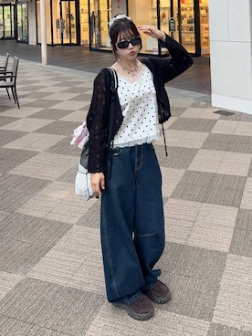 「EVOL（イーボル）のアイテム」を使った、senaさん（レディース・158cm）の春コーディネート
