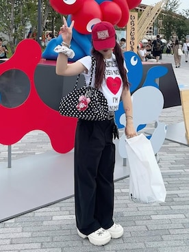 「アイテム（サンダル）」を使った、senaさん（レディース・158cm）の夏コーディネート