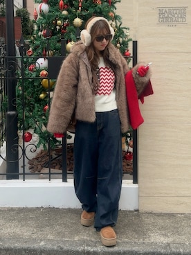 「アイテム（パンツ）」を使った、senaさん（レディース・158cm・20代）の冬コーディネート