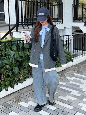senaさん（骨格ウェーブ・レディース・158cm）の秋コーディネート