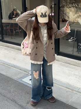 senaさん（レディース・158cm）の冬コーディネート