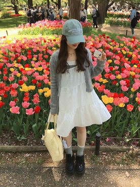 「SONA（ソナ）のアイテム」を使った、senaさん（レディース・158cm）の春コーディネート