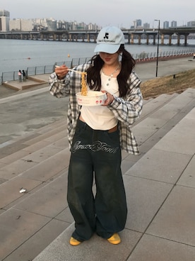 「SONA（ソナ）のアイテム」を使った、senaさん（レディース・158cm）の春コーディネート