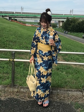 「アイテム（アイシャドウ）」を使った、senaさん（レディース・158cm）の夏コーディネート