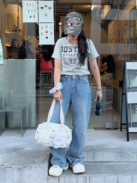 「アイテム（シューズ）」を使った、senaさん（レディース・158cm）の夏コーディネート