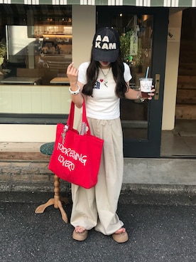「Vipoa（ヴィポア）のアイテム」を使った、senaさん（レディース・158cm）の夏コーディネート