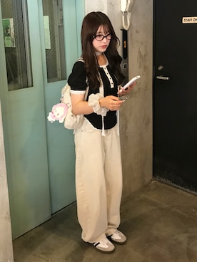 「EFOLE（エフォル）のアイテム」を使った、senaさん（レディース・158cm）の春コーディネート